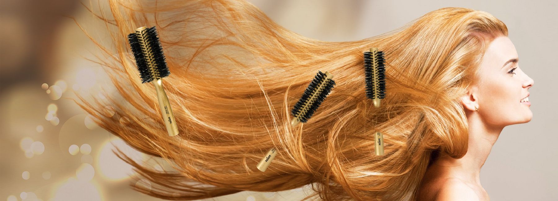 Gold Seri Profesyonel Saç Fırçaları